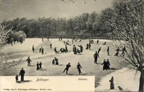 Ak Dillingen an der Donau, Eisbahn