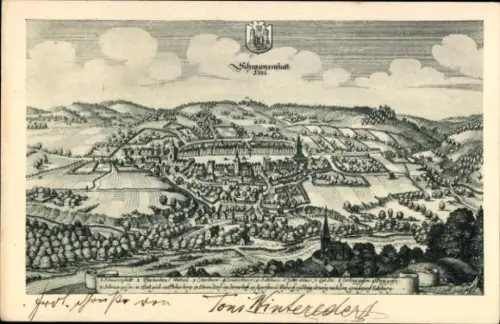 Ak Schwanenstadt in Oberösterreich, Gesamtansicht