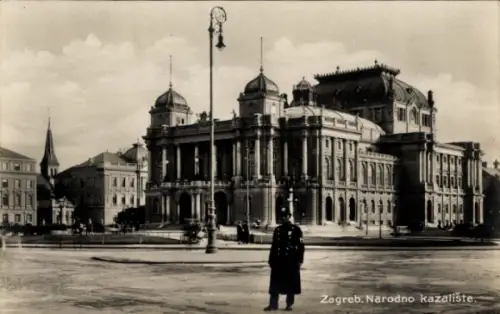 Ak Zagreb Kroatien, Narodno kazalište