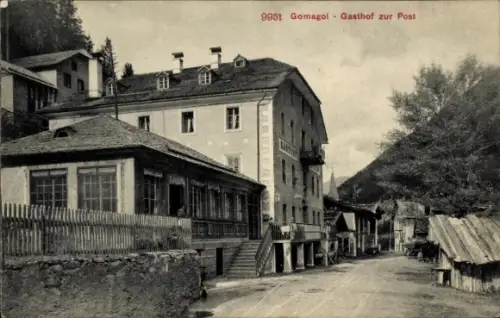 Ak Gomagoi Stilfs Stelvio Südtirol, Gasthof zur Post