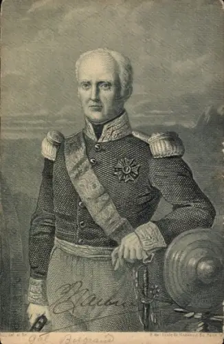 Litho Thomas Robert Bugeaud, französischer Marschall und Generalgouverneur von Algerien