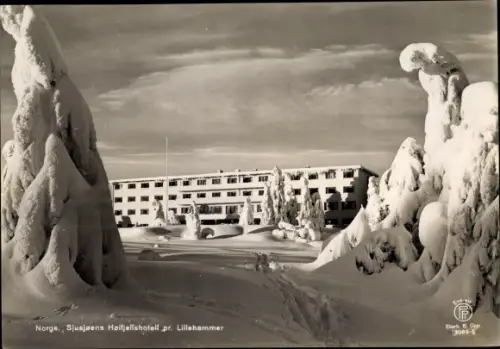Ak Lillehammer Norwegen, Sjusjoens Hoifjellshotel