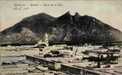 Ak Monterrey Nuevo León Mexiko,  Mexico, Cerro de la Silla