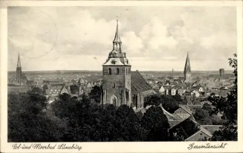 Ak Lüneburg in Niedersachsen, Sol- und Moorbad  Gesamtansicht