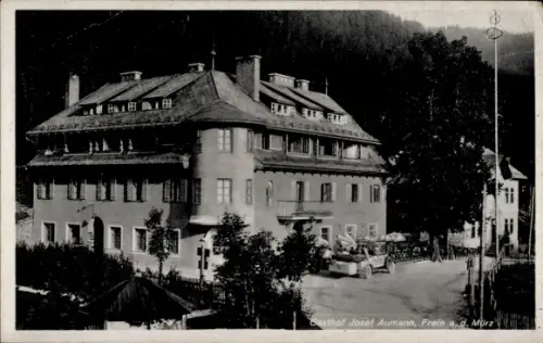 Ak Frein in der Steiermark, Gasthof Josef Aumann, Frein a. d. Mürz