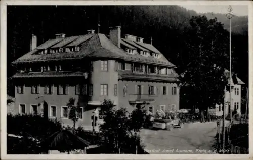Ak Frein in der Steiermark, Gasthof Josef Aumann, Frein a. d. Mürz