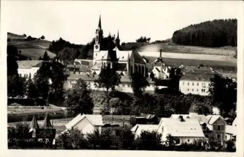 Foto Ak Vyšší Brod Hohenfurth Südböhmen, Stift Hohenfurth, Zisterzienserkloster, Kirche