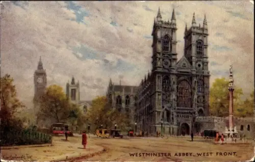 Künstler Ak London City England, Westminster Abbey