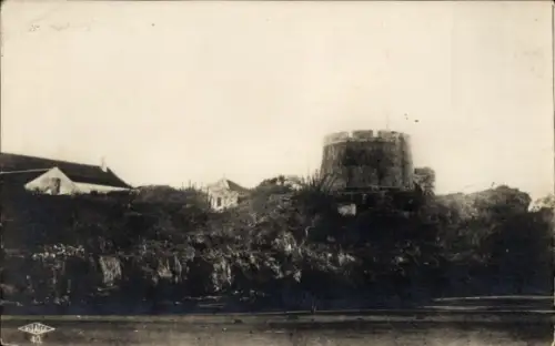 Ak Curacao, Caracas Baai, alte Festung