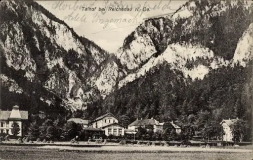 Ak Reichenau an der Rax Niederösterreich, Gesamtansicht, Talhof