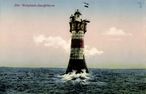 Ak Rotesand Leuchtturm