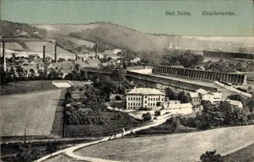 Ak Bad Sulza in Thüringen,  Gradierwerke