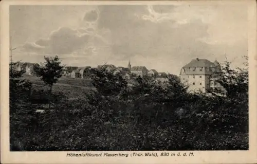 Ak Masserberg in Thüringen, Höhenluftkurort  830 m ü. d. M., Haus Daheim