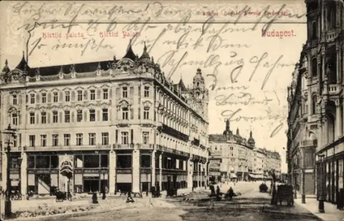 Ak Budapest Ungarn, Klotild palotá