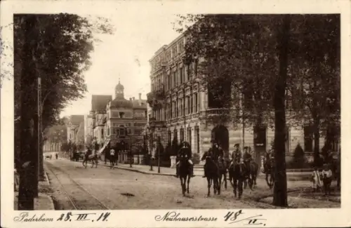 Ak Schloss Neuhaus Paderborn in Westfalen,  Neuhauserstrasse 48