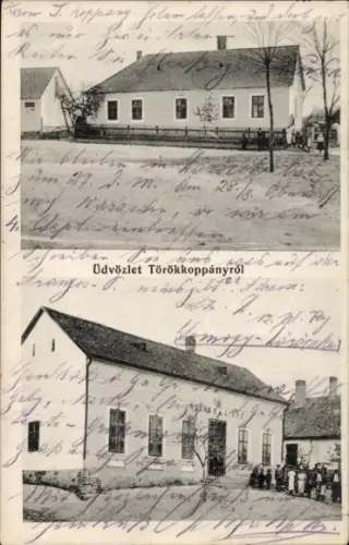 Ak Törökkoppány Ungarn, Wohnhaus, Gasthaus