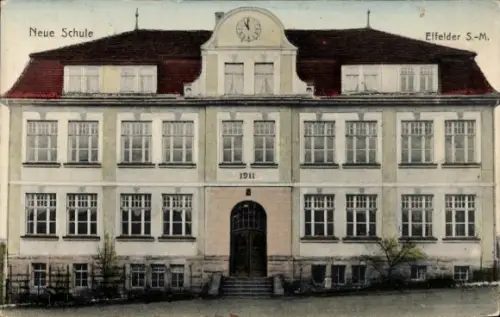 Ak Effelder Rauenstein in Thüringen, Neue Schule