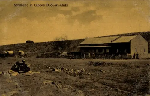Ak Gibeon Namibia Deutsch Südwest Afrika, Schmiede