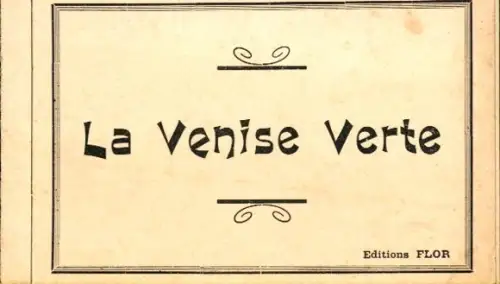 12 Ak im Umschlag Coulon Vosges, La Venise Verte, Edition Flor
