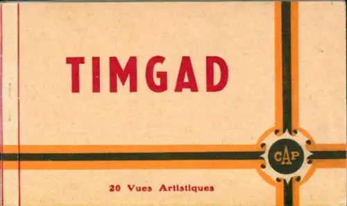 20 Ak im Umschlag Timgad Algerien