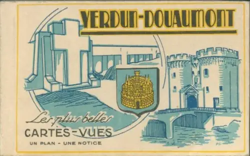 20 Ak im Umschlag Verdun -Douaumont,