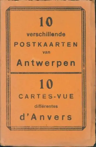 10 Ak im Umschlag Anvers Antwerpen Flandern
