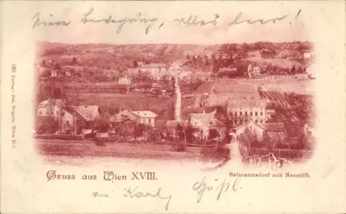 Ak Wien 18 Währing, Salmannsdorf, Neustift