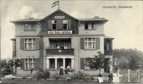Ak Ostseebad Ückeritz auf Usedom, Villa Käthe, Inh. Fritz Wöller