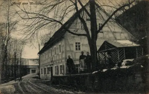 Ak Wahnitz Nossen in Sachsen, Gasthaus