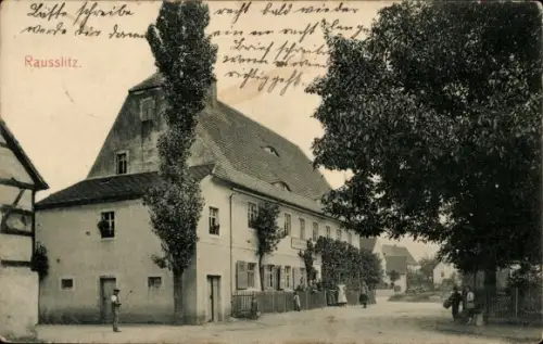 Ak Rausslitz Raußlitz Nossen in Sachsen, Gasthof