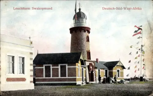 Ak Swakopmund Namibia Deutsch Südwestafrika, Leuchtturm