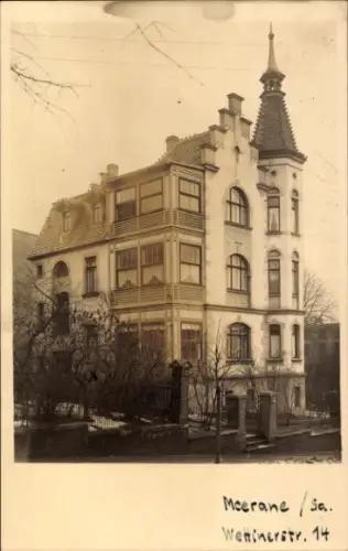 Foto Ak Meerane in Sachsen, Wettiner Straße 14
