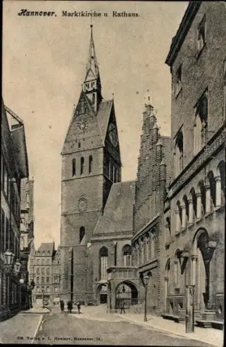 11 alte Ansichtskarten Hannover in Niedersachsen, Diverse Ansichten