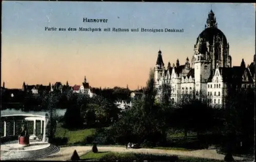 10 alte Ansichtskarten Hannover in Niedersachsen, diverse Ansichten