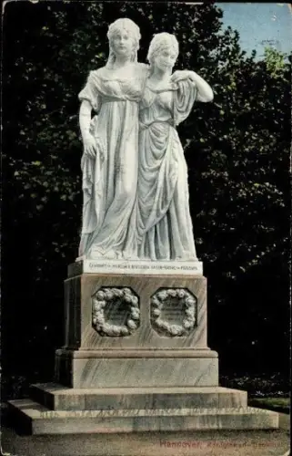 10 alte Ansichtskarten Hannover in Niedersachsen, Diverse Ansichten