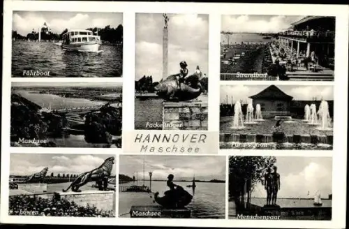 10 alte Ak Hannover, diverse Ansichten