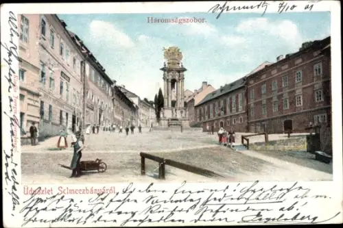 Ak Banská Štiavnica Selmecbánya Slowakei, Háromságszobor