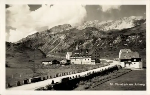 Ak St. Christoph am Arlberg Tirol, Panorama