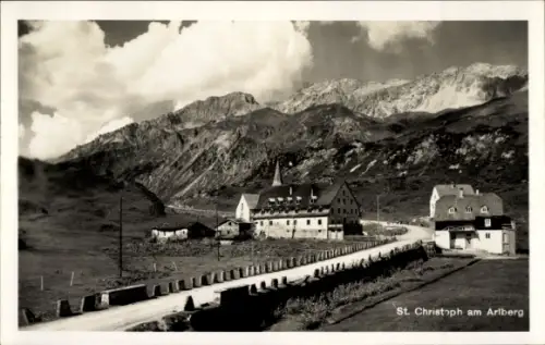 Ak St. Christoph am Arlberg Tirol, Panorama