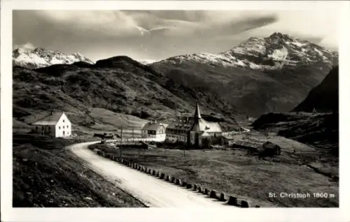 Ak Arlberg Tirol, Gasthof Hospiz St. Christof, Alpen