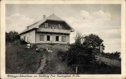 Ak Neulengbach in Niederösterreich, Wildegger-Schutzhaus am Buchberg