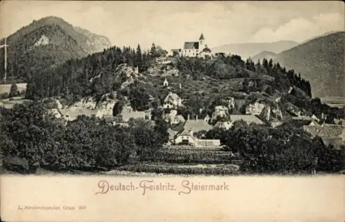 Ak Deutschfeistritz Steiermark, Gesamtansicht