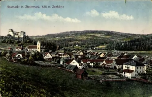 Ak Neumarkt in der Steiermark, Gesamtansicht