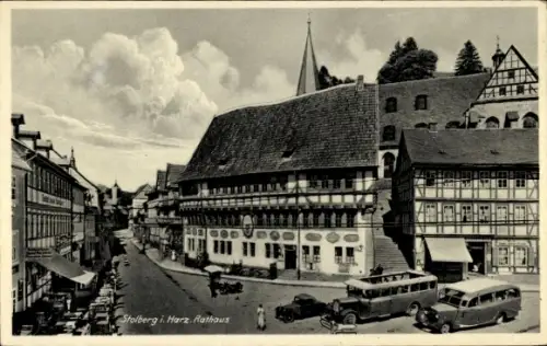 Ak Stolberg im Harz,  Rathaus