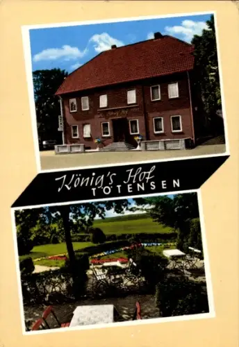 Ak Tötensen Rosengarten in Niedersachsen, König's Hof,  Rosengarten 6, Hamburger Str. 10, Gartent