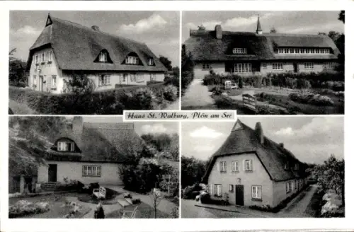 Ak Plön in Holstein, Haus St. Walburg, Müttererholungsheim, Kieler Kamp 38