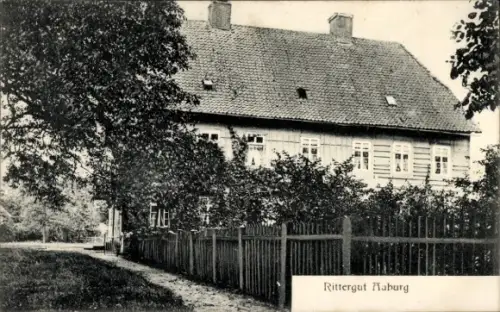 Ak Aarburg Kanton Aargau, Teilansicht vom Rittergut