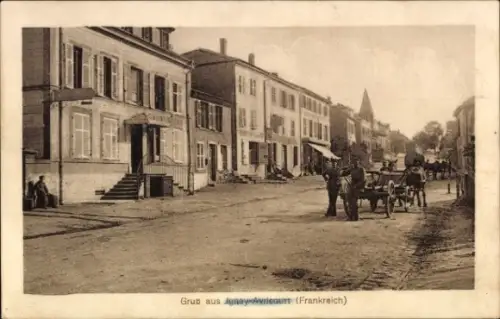 Ak Igney Avricourt Meurthe-et-Moselle, Straßenansicht