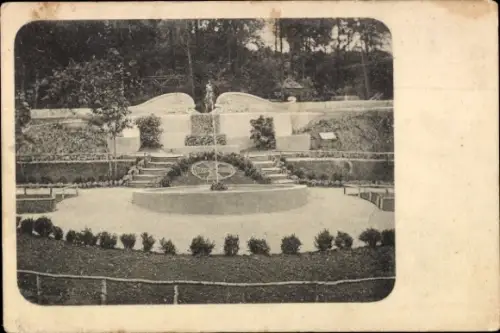 Ak Selens Aisne, Schwimmbad erbaut durch eine Sanitätskompagnie im Kriegsjahr 1915, Brunnen