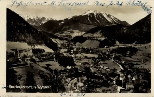 Ak Großhollenstein Hollenstein an der Ybbs in Niederösterreich, Gesamtansicht
